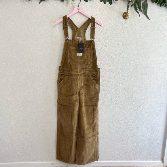 NWT Anthropologie Levi's Baggy Overalls - Picture 5 of 11